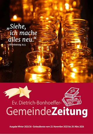 Die aktuelle Gemeindezeitung geht von November 2024 bis März 2025.
